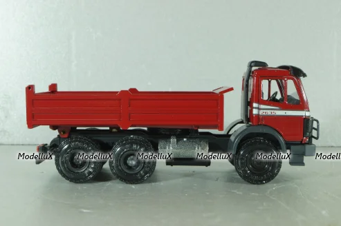 Mercedes-Benz 2635 dump truck "Bastark", red, Nr.315, NZG 1:43