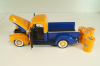 Ford PU pickup "Gulff" with oil barrel 1940, orange/blue, 64030, SpecCast 1:24
