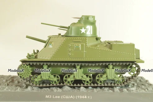 M3 Lee США 1944г. Танки, легенды мировой бронетехники №14, TLOB014, DeAgostini 1:43 Блистер вскрыт!