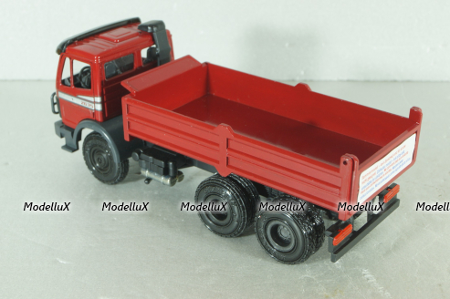 Mercedes-Benz 2635 dump truck "Bastark", red, Nr.315, NZG 1:43