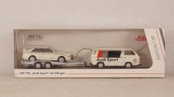 VW T3c AUDI Sport With Trailer, 1:87