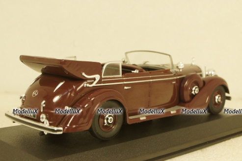 Mercedes 770K W150 1938 dark red, CLC449, IXO 1:43