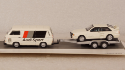 VW T3c AUDI Sport With Trailer, 1:87