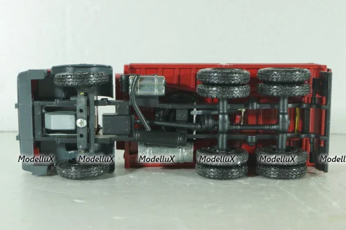 Mercedes-Benz 2635 dump truck "Bastark", red, Nr.315, NZG 1:43