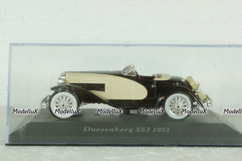 Duesenberg SSJ 1933, creme/black, Altaya 1:43