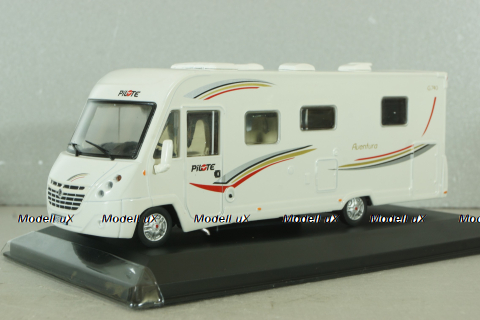 Pilote G740 Aventura camper van 2011, white, HPC040, Hachette Passion Camping-Cars #40 1:43