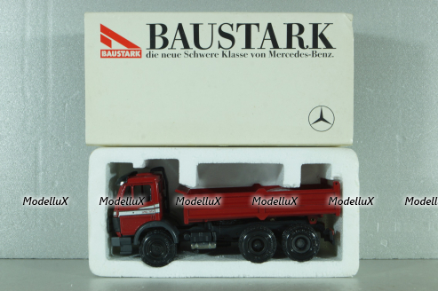 Mercedes-Benz 2635 dump truck "Bastark", red, Nr.315, NZG 1:43