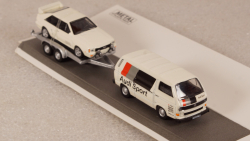 VW T3c AUDI Sport With Trailer, 1:87