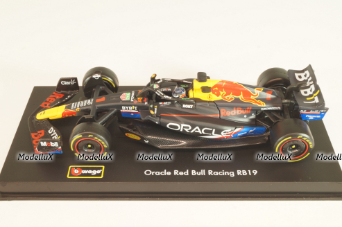 Red Bull RB19 #1 GP Austin USA, Weltmeister M.Verstappen 2023, Formula 1, F1, 18-38083 VM, Burago 1:43