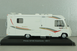 Pilote G740 Aventura camper van 2011, white, HPC040, Hachette Passion Camping-Cars #40 1:43