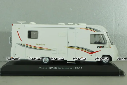 Pilote G740 Aventura camper van 2011, white, HPC040, Hachette Passion Camping-Cars #40 1:43