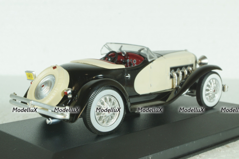 Duesenberg SSJ 1933, creme/black, Altaya 1:43