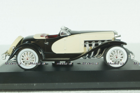 Duesenberg SSJ 1933, creme/black, Altaya 1:43