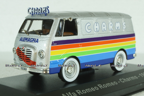 Alfa Romeo Romeo Charms 1959, silver, Altaya 1:43