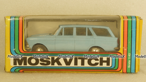 Москвич-427, голубой, Тантал/Радон 1:43