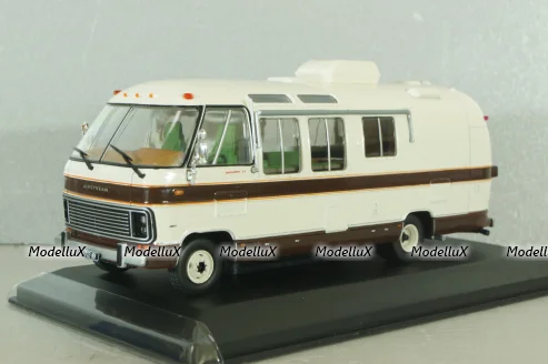 Airstream Argosy 24 camper van 1975, white, HPC041, Hachette Passion Camping-Cars #41 1:43
