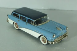 Buick Century Estate Wagon 1956, blue/white, NR22, Conquest Models 1:43
