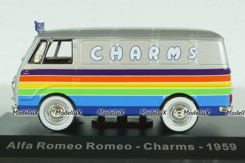 Alfa Romeo Romeo Charms 1959, silver, Altaya 1:43