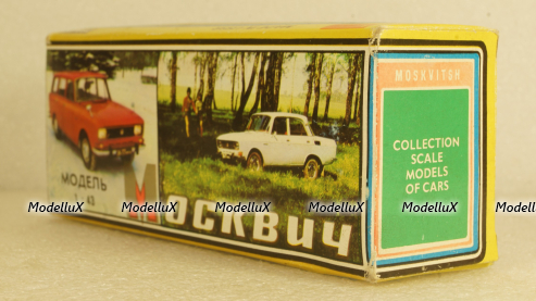 Москвич-427, голубой, Тантал/Радон 1:43