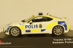 Toyota GT86 2013 Sweden Police Car, JC295, J-Collection 1:43