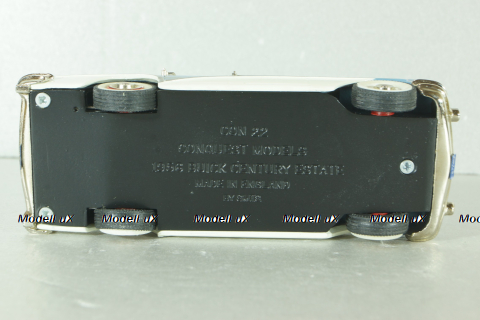 Buick Century Estate Wagon 1956, blue/white, NR22, Conquest Models 1:43