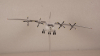 Ан-10А Antonov AN-10 Алма-Аты модель самолета, Herpa 1:200