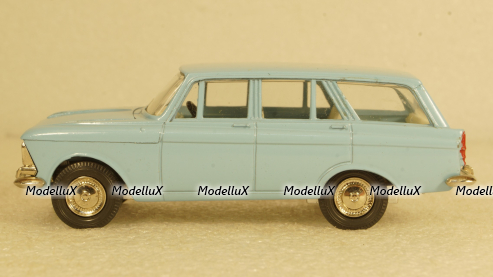 Москвич-427, голубой, Тантал/Радон 1:43