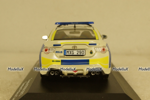 Toyota GT86 2013 Sweden Police Car, JC295, J-Collection 1:43