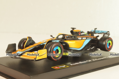 McLaren F1 MCL36 #3 GP Australia 2022, D.Ricciardo,  Formula 1, F1, 18-38064, Burago 1:43