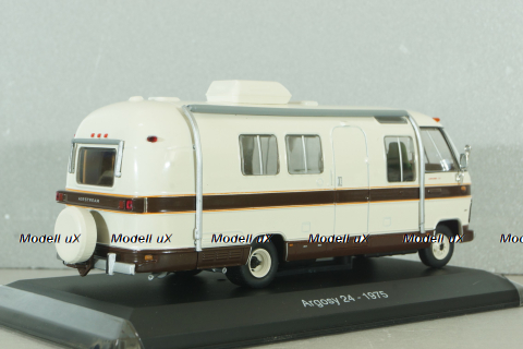 Airstream Argosy 24 camper van 1975, white, HPC041, Hachette Passion Camping-Cars #41 1:43