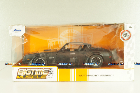 Pontiac Firebird 1977, matt black, 34030, Jada 1:24