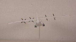 Ан-10А Antonov AN-10 Алма-Аты модель самолета, Herpa 1:200