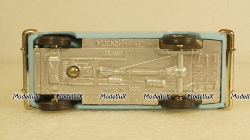 Москвич-427, голубой, Тантал/Радон 1:43