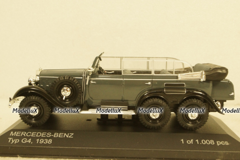 Mercedes Typ G4, 1938 Grey, WB012, WhiteBox 1:43