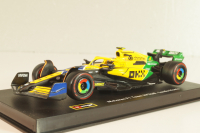 McLaren MCL38 #4 GP Monaco L.Norris 2024, Formula 1, F1, 18-38215 SN, Burago 1:43