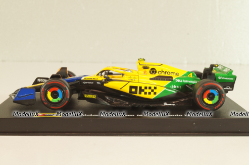 McLaren MCL38 #4 GP Monaco L.Norris 2024, Formula 1, F1, 18-38215 SN, Burago 1:43