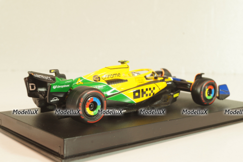 McLaren MCL38 #4 GP Monaco L.Norris 2024, Formula 1, F1, 18-38215 SN, Burago 1:43