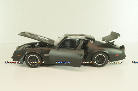 Pontiac Firebird 1977, matt black, 34030, Jada 1:24