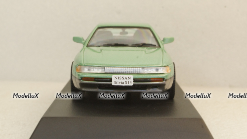 Nissan Silvia S13 1988 light green, 420181, Norev 1:43