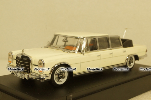 Mercedes 600 W100 Landaulet 1965 white, Vitesse 1:43