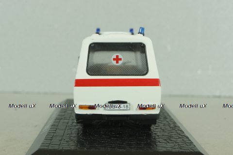 Barkas B1000, Schnelle Medizinische Hilfe, Ambulance, 1965, Atlas 1:43 