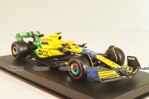 McLaren MCL38 #4 GP Monaco L.Norris 2024, Formula 1, F1, 18-38215 SN, Burago 1:43