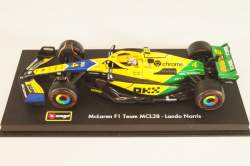 McLaren MCL38 #4 GP Monaco L.Norris 2024, Formula 1, F1, 18-38215 SN, Burago 1:43