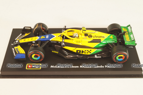 McLaren MCL38 #4 GP Monaco L.Norris 2024, Formula 1, F1, 18-38215 SN, Burago 1:43