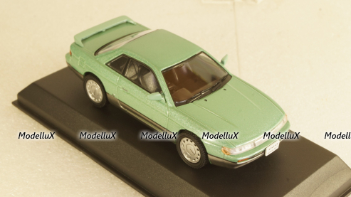 Nissan Silvia S13 1988 light green, 420181, Norev 1:43