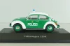 Volkswagen Beetle 1200 Polizei 1977, white/green, 7598001, Atlas Police Cars Collection 1:4