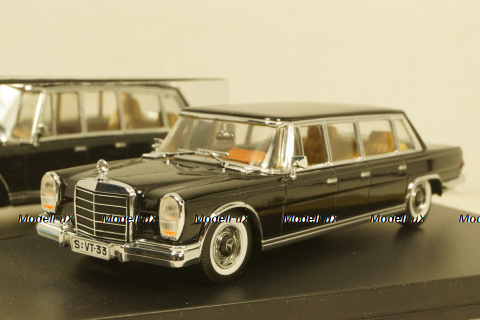 Mercedes 600 W100 pullman 1965 black, Vitesse 1:43