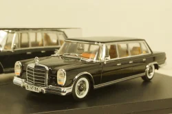 Mercedes 600 W100 pullman 1965 black, Vitesse 1:43