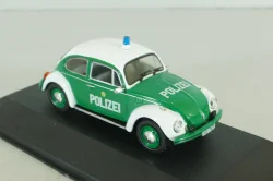 Volkswagen Beetle 1200 Polizei 1977, white/green, 7598001, Atlas Police Cars Collection 1:43 Уценка!