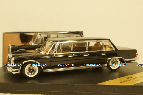 Mercedes 600 W100 pullman 1965 black, Vitesse 1:43